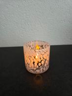 Sfeervol waxinelichthouder glas, Ophalen of Verzenden, Nieuw, Overige materialen, Minder dan 25 cm