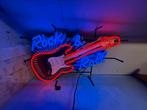 Neon Rock & Roll Fender Stratocaster “Blacky”, Verzamelen, Merken en Reclamevoorwerpen, Ophalen, Zo goed als nieuw, Lichtbak of (neon) lamp