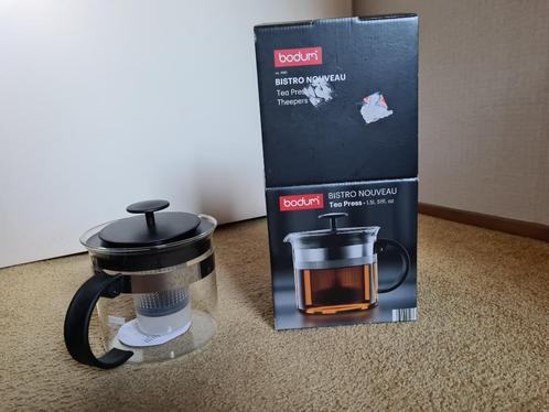 Bodum BISTRO NOUVEAU Theepers / Theepot 1,5 l, Huis en Inrichting, Keuken | Servies, Nieuw, Overige typen, Overige stijlen, Glas