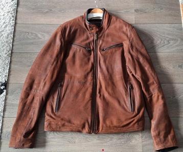 Leren jack heren maat XL  beschikbaar voor biedingen