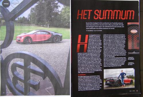 Bugatti Chiron /  Sport ? Eerst 20xx autotest lezen, Boeken, Auto's | Folders en Tijdschriften, Gelezen, Algemeen, Ophalen