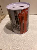 Leuke blikken spaarpot, Verzamelen, Spaarpotten, Ophalen of Verzenden, Zo goed als nieuw, Metaal of Blik, Overige thema's