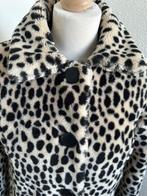 King Louie maat M fluffy panter jas 2358, Kleding | Dames, Maat 38/40 (M), Bruin, Ophalen of Verzenden, Zo goed als nieuw