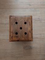 Eikenhouten Stoofje - 24x20x20 cm, Ophalen of Verzenden