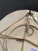 Antiek Maastrichts Aardewerk Bordje  - Wintertafereel, Ophalen of Verzenden