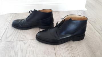 zgan zwarte heren schoenen boots met veters merk Van Lier beschikbaar voor biedingen