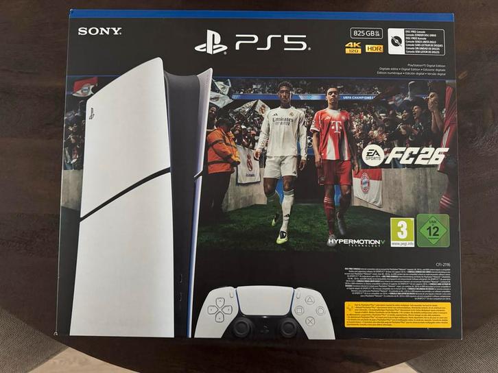 PS5 Digital Edition + EA Sports FC 26 - Nieuw!, Spelcomputers en Games, Spelcomputers | Sony PlayStation 5, Nieuw, Playstation 5