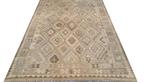 Perzisch tapijt Afghaan kelim 294 x 196/Vloerkleed/Oosterse, 150 tot 200 cm, Ophalen of Verzenden, Info@simatapijten.nl, Rechthoekig