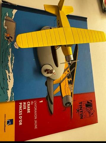 Kuifje vliegtuig 1:43 watervliegtuig crab gulden scharen beschikbaar voor biedingen