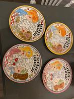 Blond Amsterdam Even Bijkletsen 4 x plat bord diner, Ophalen, Blond Amsterdam, Zo goed als nieuw, Bord(en)