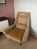 Vintage stoel / fauteuil - beige, Huis en Inrichting, Fauteuils, Ophalen, Gebruikt, Vintage, 75 tot 100 cm