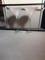 2 prachtige kelk vazen. Een geweldig Sint of Kerst kado., Huis en Inrichting, Woonaccessoires | Vazen, Ophalen, 50 tot 75 cm, Wit