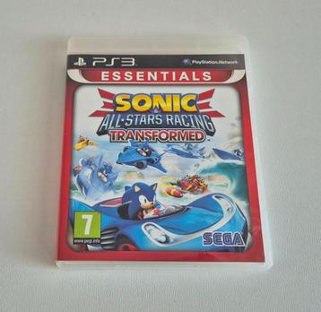 Sonic & All Stars Racing Transformed Playstation 3 PS3 Game beschikbaar voor biedingen