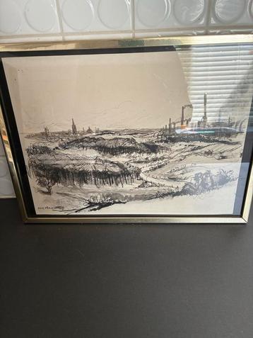 Rob Verbunt Schilderij - 1958 Hoogovens beschikbaar voor biedingen