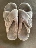 NIEUW! Sloffen / slippers 41/42 grijs met klittenband, Nieuw, Ophalen of Verzenden, Pantoffels of Sloffen, Grijs