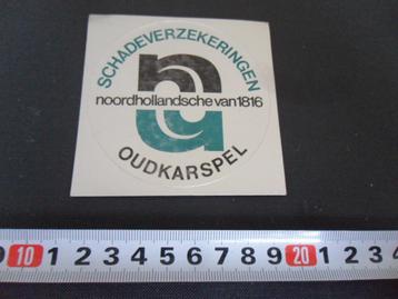 sticker Oudkarspel Noordhollandsche van 1816 Groen  beschikbaar voor biedingen