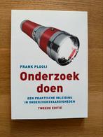 Frank Plooij - Onderzoek doen, Ophalen of Verzenden, Zo goed als nieuw, Frank Plooij, Nederlands