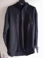 Zwart overhemd Louis estere | Maat s, Ophalen of Verzenden, Zo goed als nieuw, Zwart, Halswijdte 38 (S) of kleiner