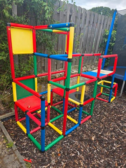 Quadro 2 sets en extra's zo goed als nieuw en gebruikt, Kinderen en Baby's, Speelgoed | Buiten | Speeltoestellen, Gebruikt, Glijbaan