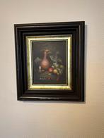 Olieverf stilleven met fruit en kan, Antiek en Kunst, Kunst | Schilderijen | Klassiek, Ophalen