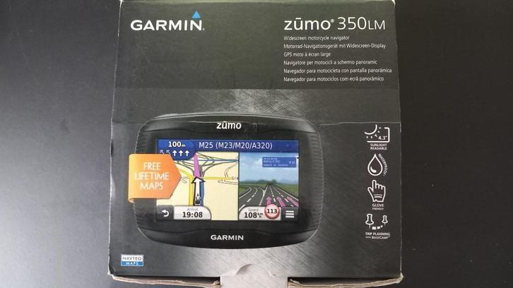 Garmin Zumo 350 LM, Motoren, Accessoires | Navigatiesystemen, Zo goed als nieuw, Ophalen of Verzenden