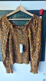 YAS Blouse - Maat M - Bloemenprint, Maat 38/40 (M), Bruin, Ophalen of Verzenden, Zo goed als nieuw