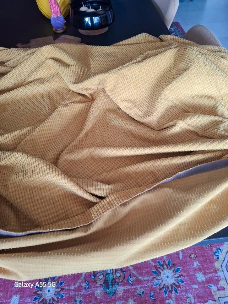 Klippan hoes geel, Huis en Inrichting, Banken | Bankstellen, Gebruikt, Tweepersoons, 150 tot 200 cm, 75 tot 100 cm, Ophalen of Verzenden