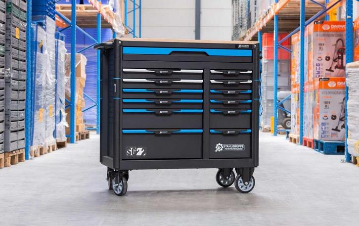 Stahlgruppe Gereedschapswagen / Gevuld / Garantie, Doe-het-zelf en Verbouw, Gereedschapskisten, Nieuw, Gevuld, Ophalen