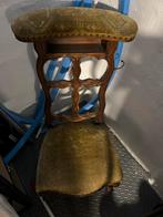 Brocante vintage bidstoel, Huis en Inrichting, Ophalen, Gebruikt