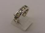 Zilveren damesring met zirkonia                         Z218, Sieraden, Tassen en Uiterlijk, Ringen, Gebruikt, ., Ophalen of Verzenden