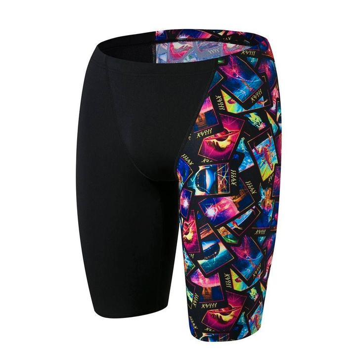 Nieuwe Speedo M Endurance+ Allover V-Cut Jammer Black Multi, Kleding | Heren, Badmode en Zwemkleding, Maat 46 (S) of kleiner, Zwart