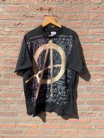 Vintage Hanes Anarchy T-shirt, Ophalen of Verzenden, Gedragen, Maat 52/54 (L), Zwart