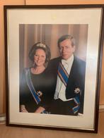 Statieportret Beatrix en Claus en het Wilhelmus., Ophalen, Overige materialen