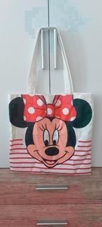 Disney Minnie Mouse Shopper Linnen Tas, Ophalen of Verzenden, Zo goed als nieuw, Wit, Shopper