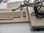 Commodore 64 met floppy drive en oplader, Computers en Software, Vintage Computers, Ophalen