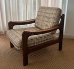 Vintage Deense fauteuil, Huis en Inrichting, Fauteuils, Ophalen of Verzenden, Zo goed als nieuw, 75 tot 100 cm, 50 tot 75 cm