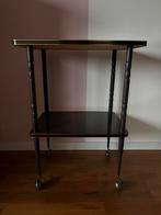 Vintage serveerwagentje / theekarretje, Huis en Inrichting, Tafels | Sidetables, Ophalen, 50 tot 100 cm, Zo goed als nieuw, 25 tot 50 cm