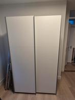 Schuifdeurkast 'Tarp' Wit van Jysk, Ophalen, 100 tot 150 cm, Zo goed als nieuw, 150 tot 200 cm