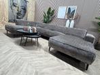 SHOWMODEL | Luxueuze U-Bank / Hoekbank - Taupe - 355cm, Huis en Inrichting, Banken | Bankstellen, Ophalen, -, -, Hoekbank