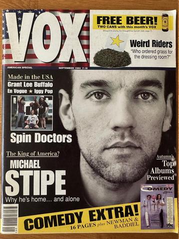 Muziekmagazine VOX september 1993 (o.a. Iggy Pop, ) beschikbaar voor biedingen