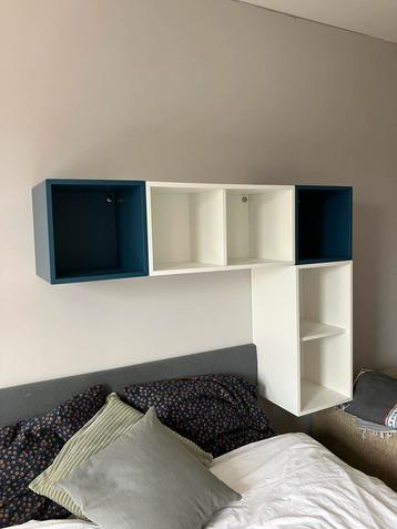 IKEA Wandkastjes Blauw/Wit