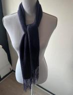 100% baby alpaca donker paarse sjaal 20x135, Kleding | Dames, 100% Baby alpaca, Ophalen of Verzenden, Zo goed als nieuw, Sjaal
