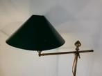 Art Deco tafel hengellamp donkergroen, Gebruikt, 50 tot 75 cm, Art deco, Ophalen of Verzenden