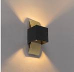 6 lampen, QAZQA amy - Design Wandlamp Up Down voor binnen, Ophalen of Verzenden, Nieuw