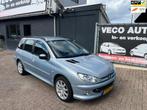 Peugeot 206 1.4 Air-line 2 airco nette auto nieuwe apk, Voorwielaandrijving, Stof, Zwart, 4 cilinders