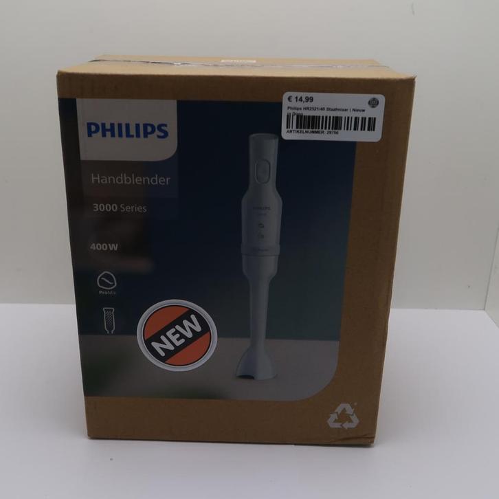 Philips HR2521/40 Staafmixer | Nieuw in Doos, Witgoed en Apparatuur, Keukenmixers, Nieuw