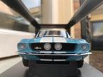 1:18 Ford Mustang Shelby GT500 blauw 1967 Autoart / JJTOP, Hobby en Vrije tijd, Modelauto's | 1:18, Ophalen of Verzenden, Zo goed als nieuw