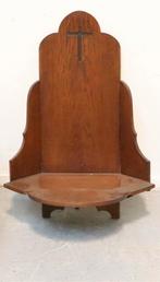 Antieke houten wandconsole voor mariabeeld of iets anders, Antiek en Kunst, Antiek | Religie, Ophalen of Verzenden