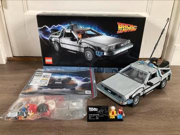 Lego icons 10300 back to the future delorean tijdmachine beschikbaar voor biedingen