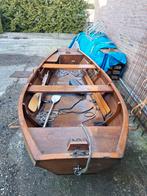 Prachtig mooi Waterschap bootje, Watersport en Boten, Roeiboten, Ophalen, Gebruikt, Hout, Met roeispanen of peddels